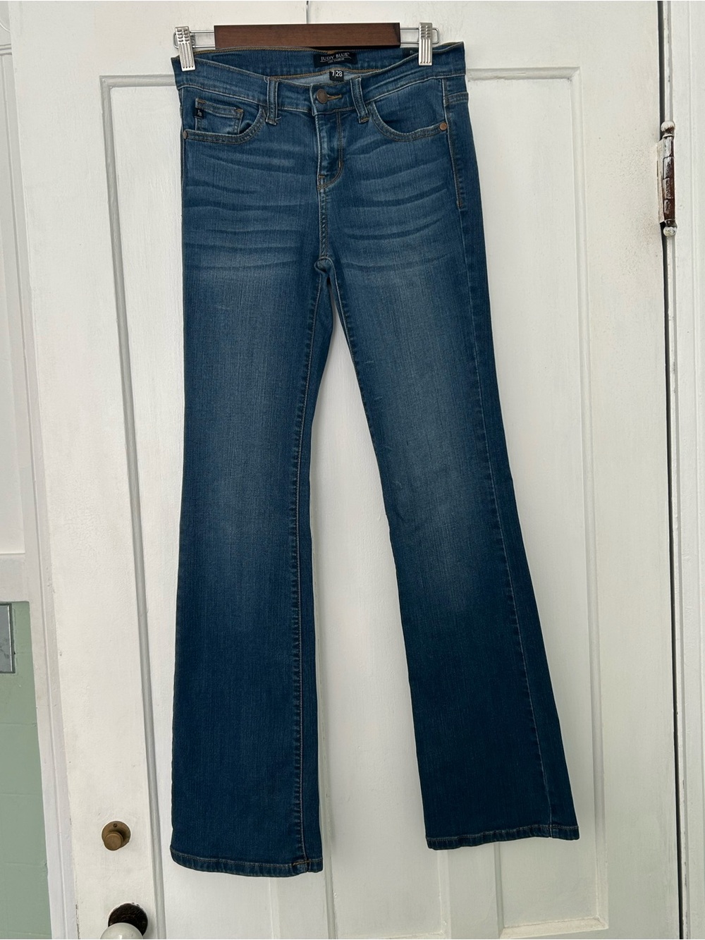 Judy Blue Jeans Size 7/28 Dark Wash Bootcut Stretch Denim